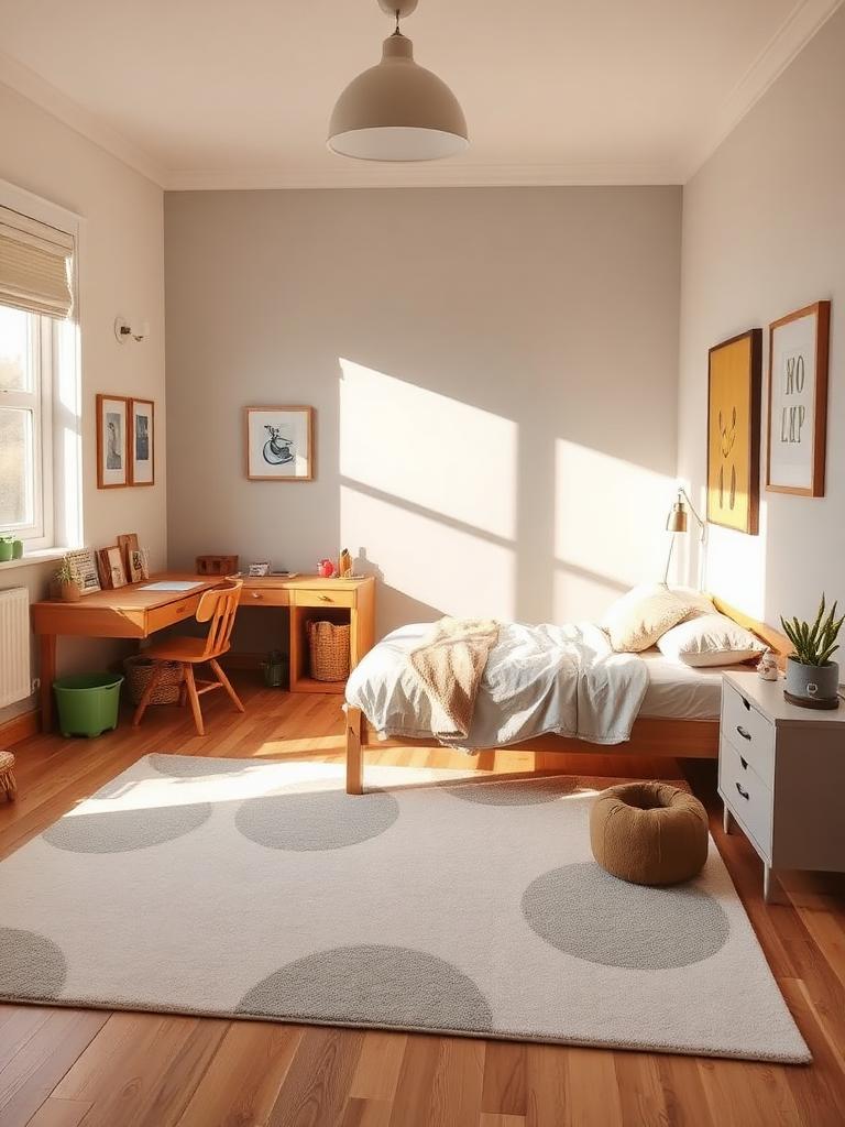 The Big-Kid Room styled with a Tufti rug