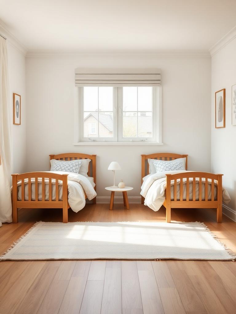 The Shared Bedroom styled with a Tufti rug